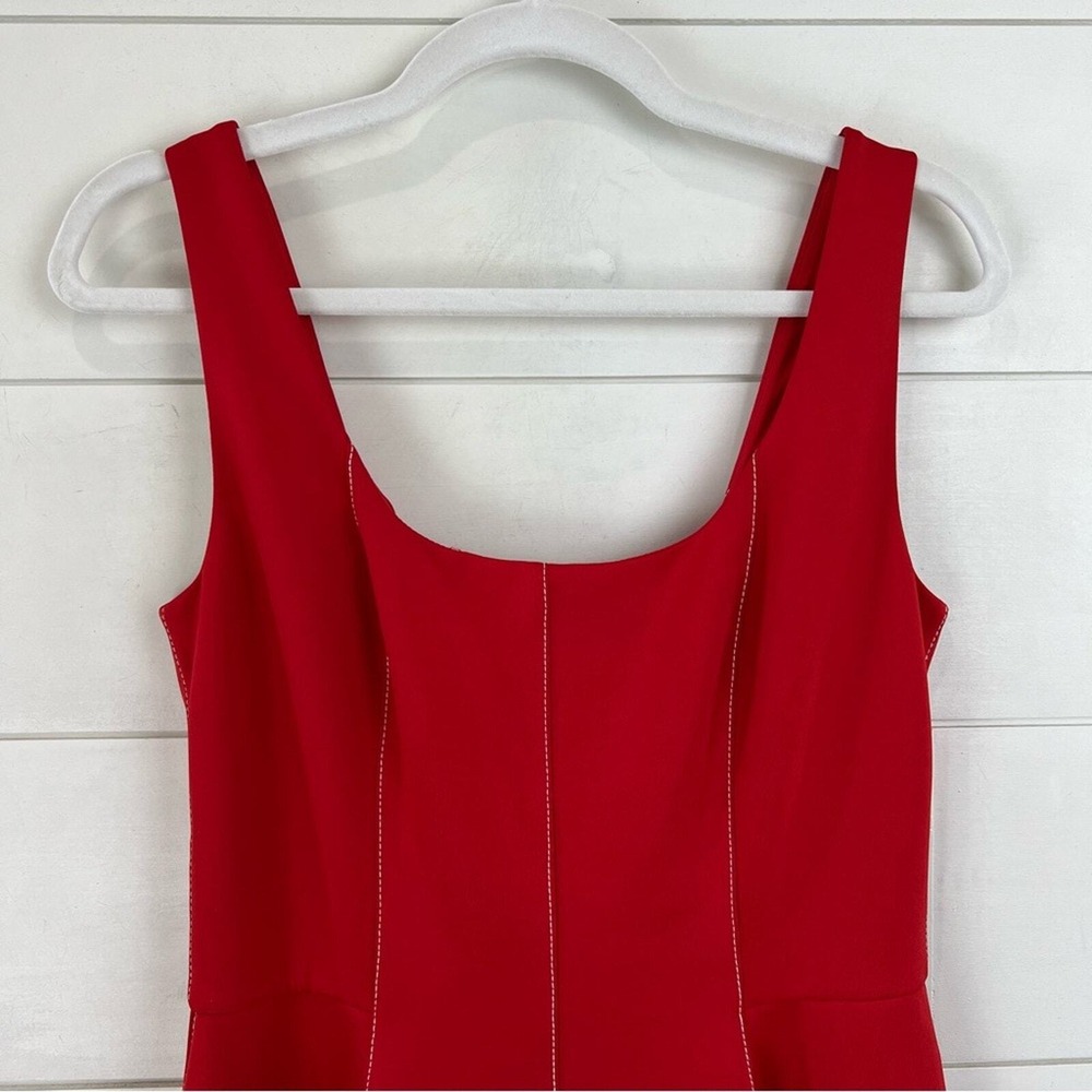 NEW Ted Baker LOHANNA Fit & Flare Dress Women Red Skater Mini 4-6 (ted2) - Picture 3 of 12